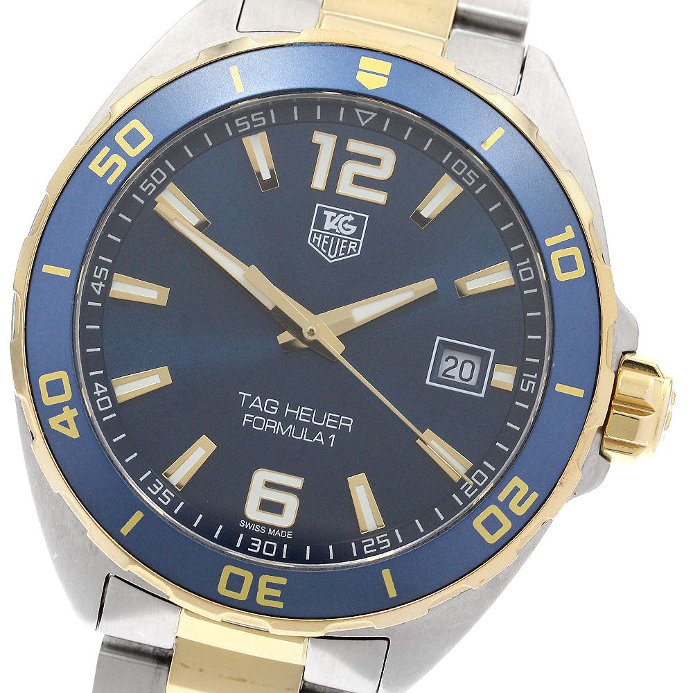 TAG HEUER Formula 1 WAZ1120 Date blue Dial Quartz Men's Watch_901958
