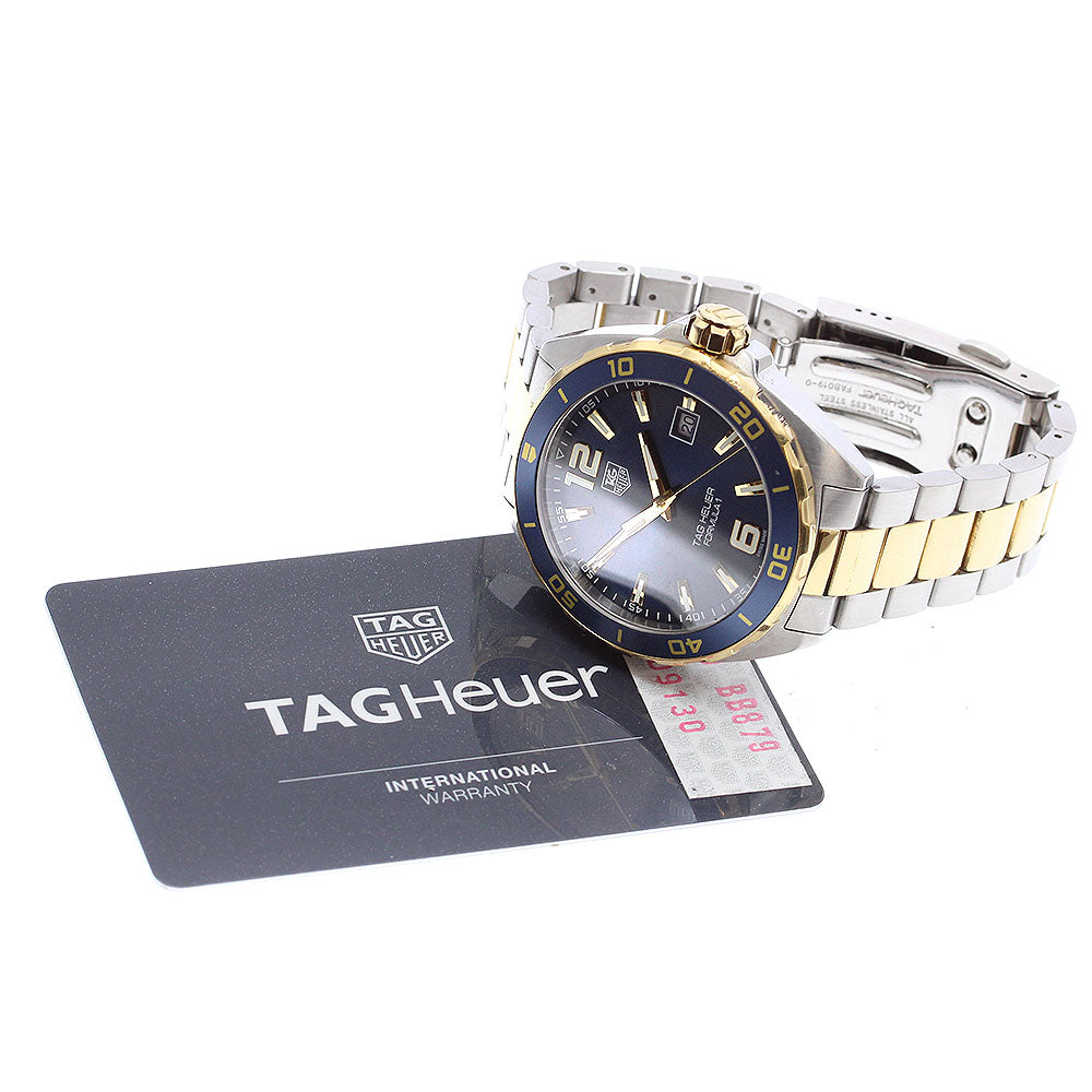 TAG HEUER Formula 1 WAZ1120 Date blue Dial Quartz Men's Watch_901958