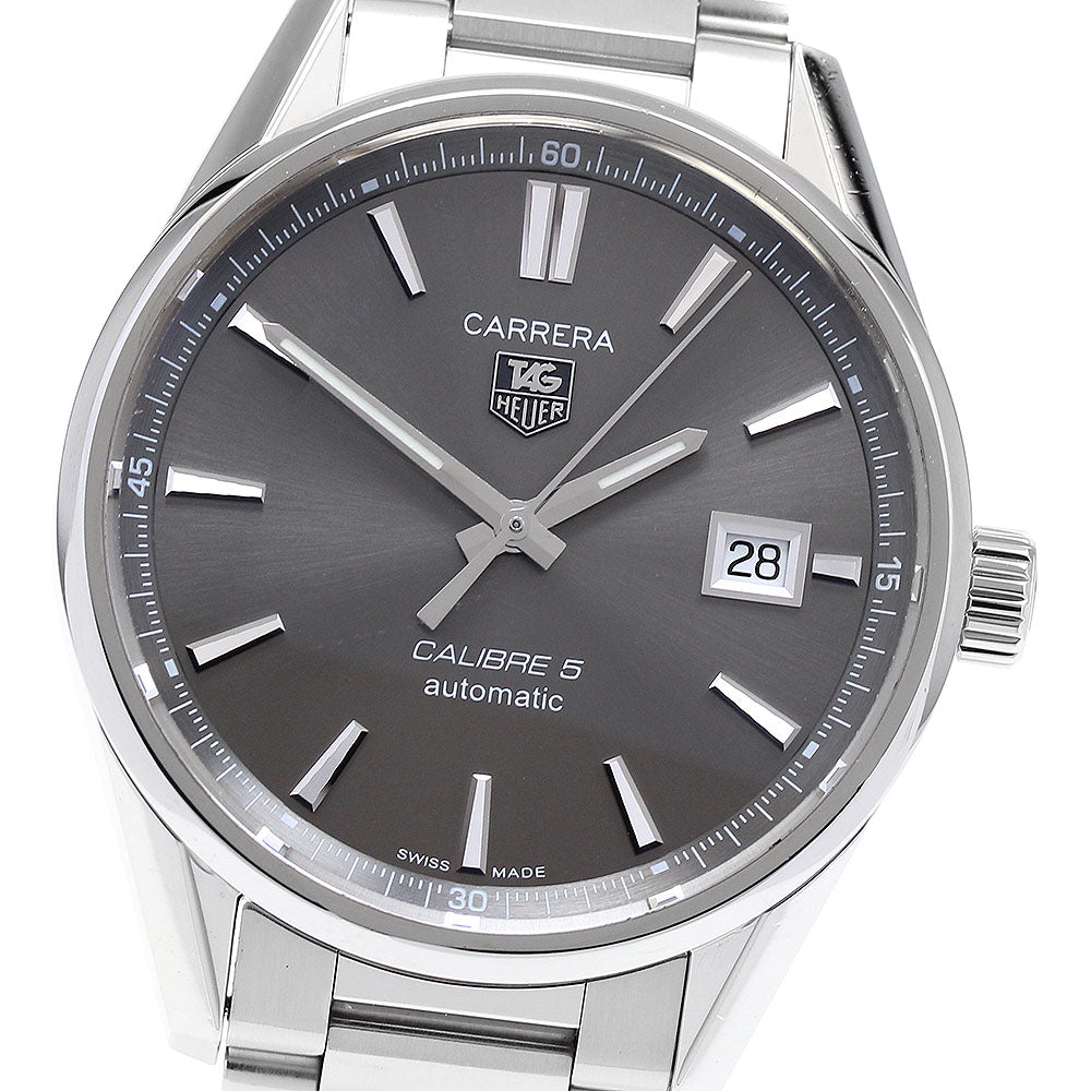 TAG HEUER Carrera Caliber 5 WAR211C-2 Date gray Dial Automatic Men's_901971