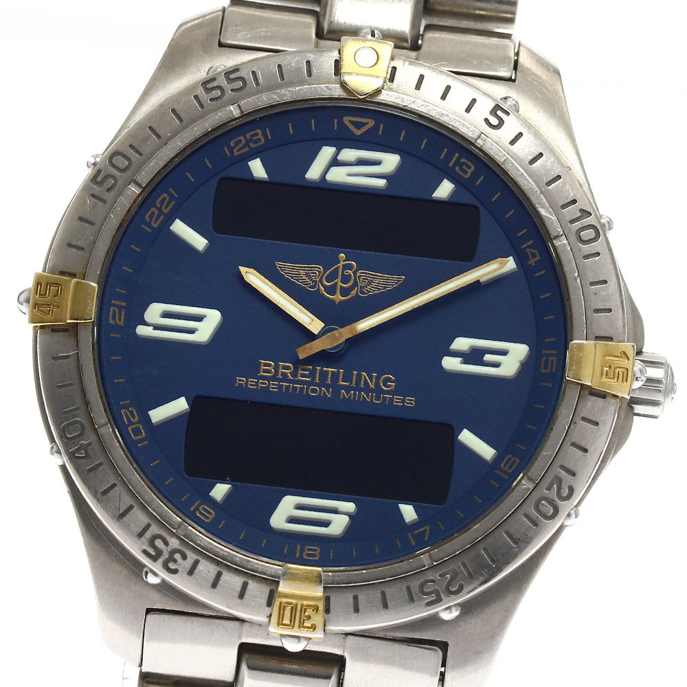BREITLING Aerospace F65362 black Dial Quartz Men's Watch_901980