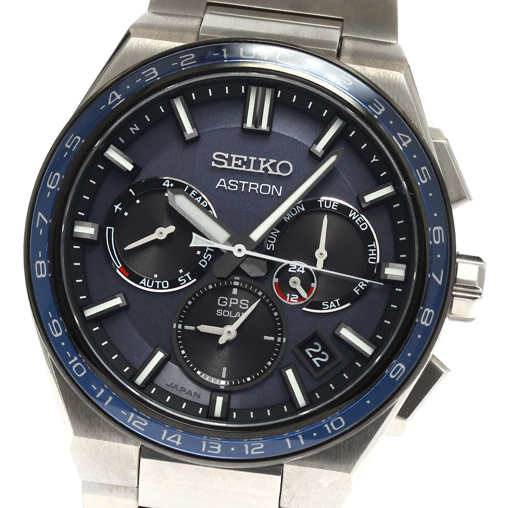 SEIKO Astron SBXC109/5X53-0BR0 GPS Solar Powered Radio Men's Watch_901987