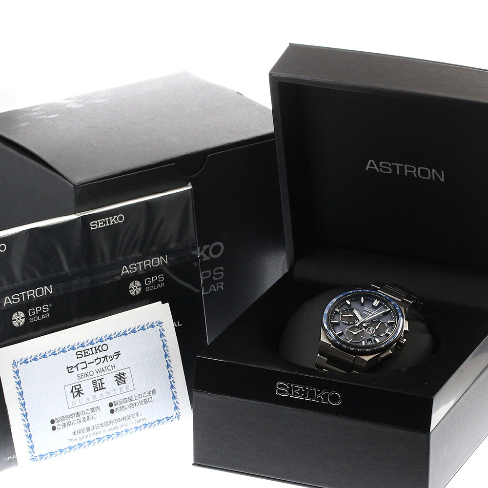 SEIKO Astron SBXC109/5X53-0BR0 GPS Solar Powered Radio Men's Watch_901987