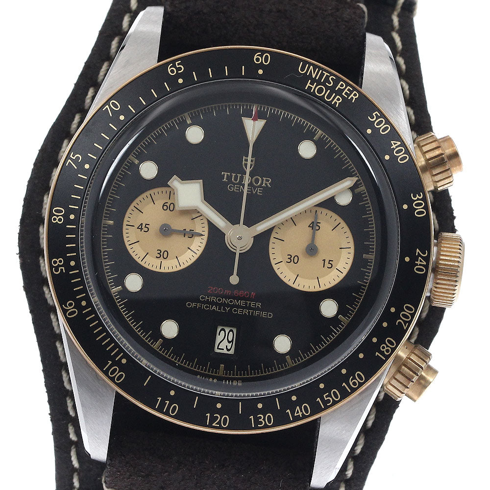 TUDOR Black Bay Chrono S & G 79363N Black Dial Automatic Men's Watch_901989