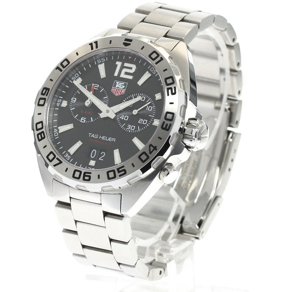 TAG HEUER Formula 1 WAZ111A alarm black Dial Quartz Men's Watch_901997