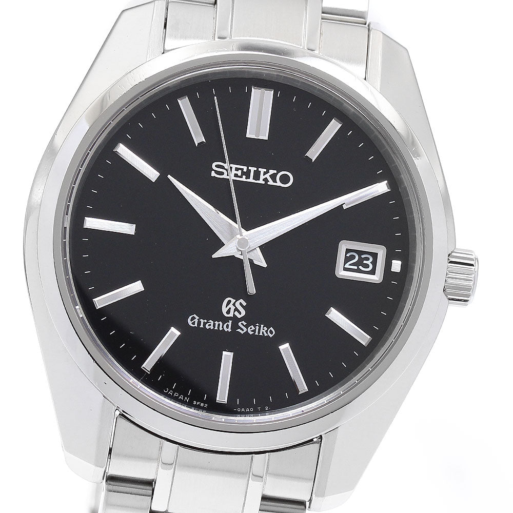 SEIKO Grand Seiko SBGV007/9F82-0AA0 Date Black Dial Quartz Men's Watch_902016