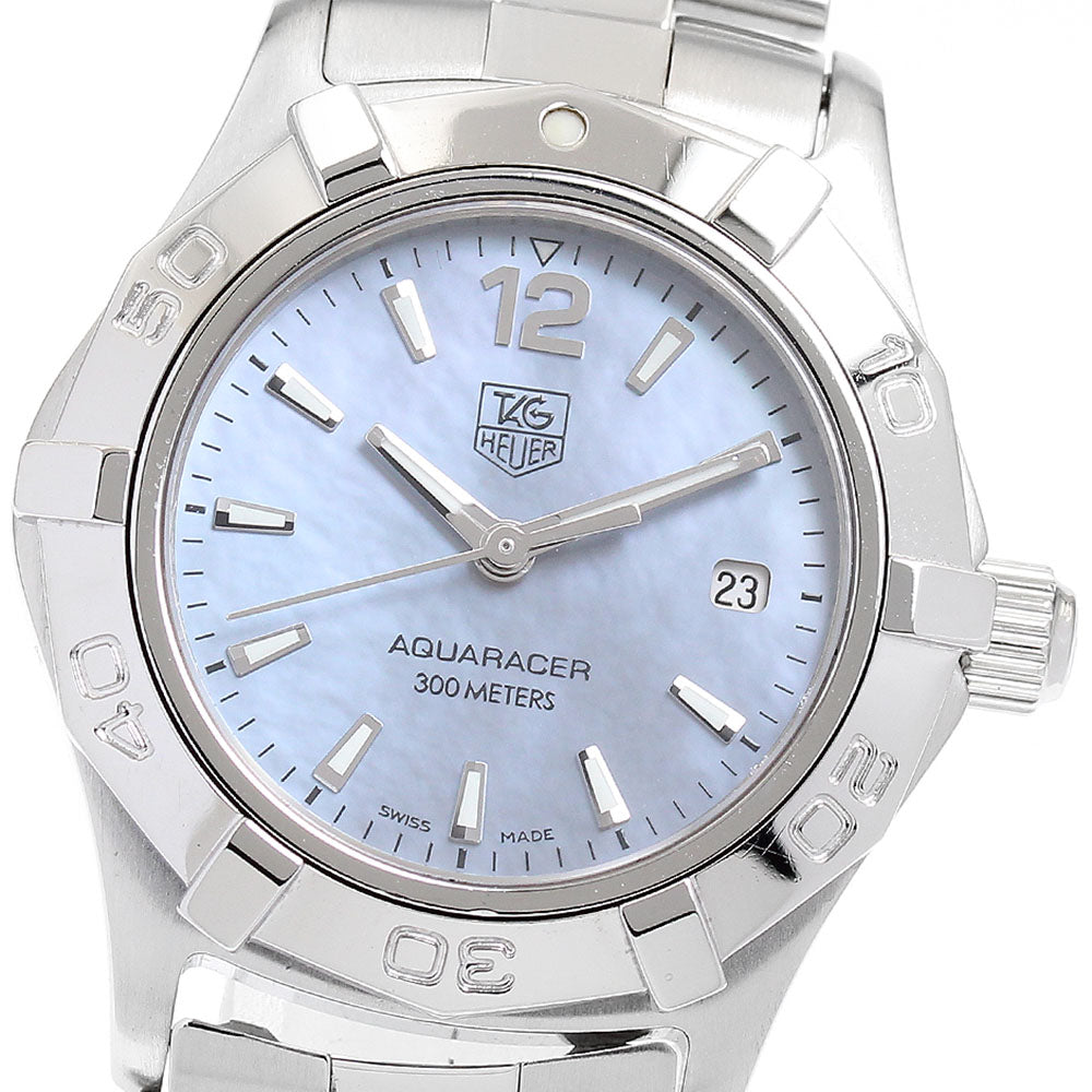 TAG HEUER Aqua racer WAF1417 Date Blue shell Dial Quartz Ladies Watch_902018