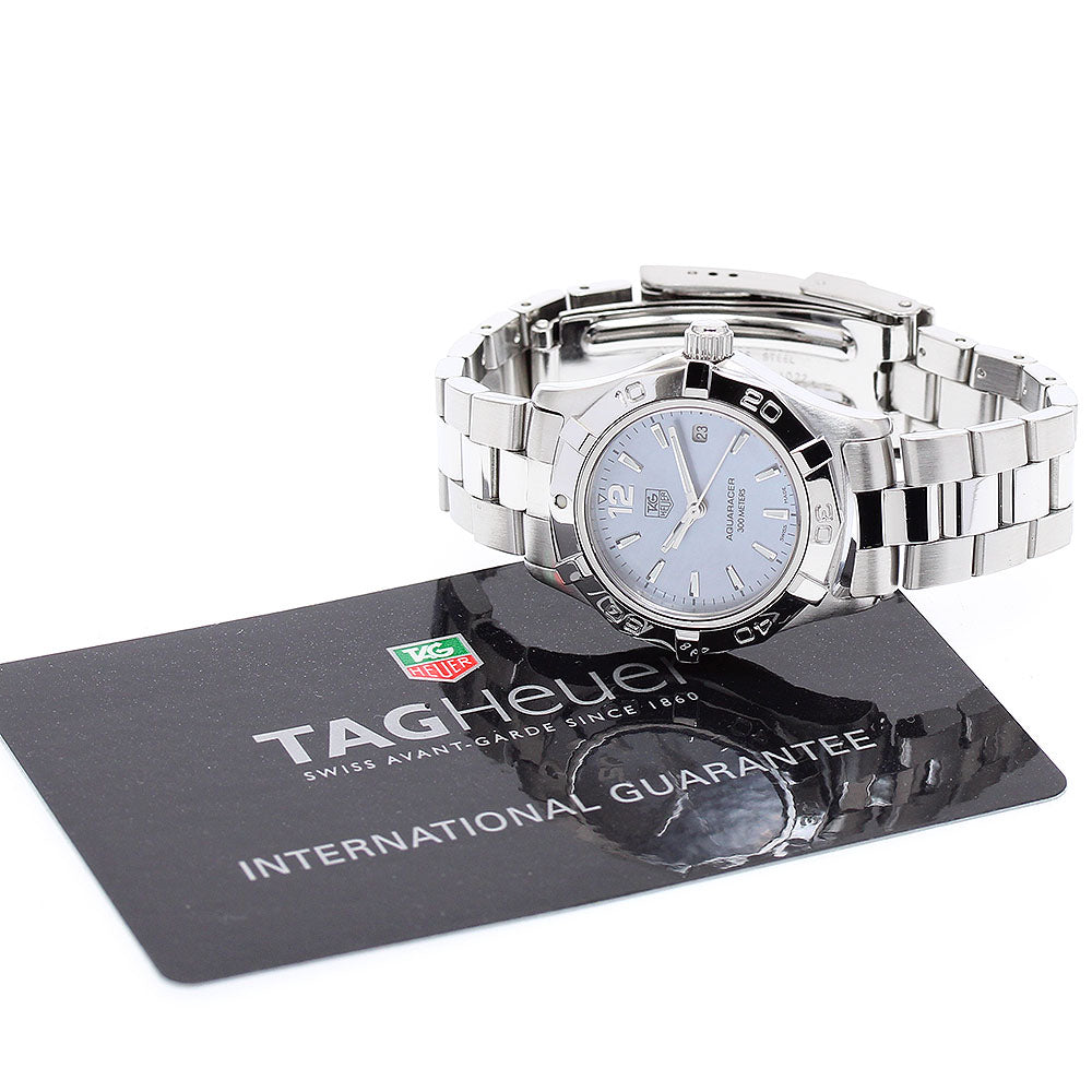 TAG HEUER Aqua racer WAF1417 Date Blue shell Dial Quartz Ladies Watch_902018