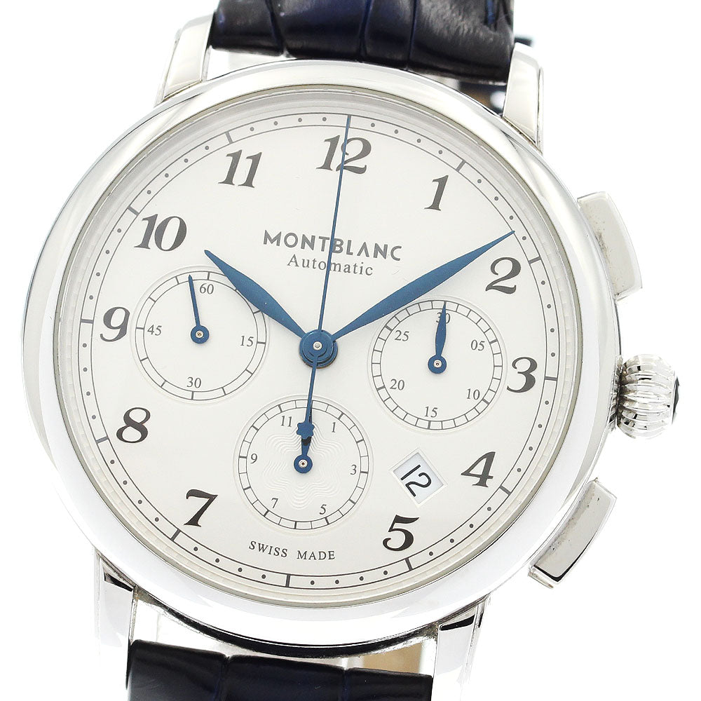 MONTBLANC Star Legacy MB118514 Chronograph Silver Dial Automatic Men's Watch_902022