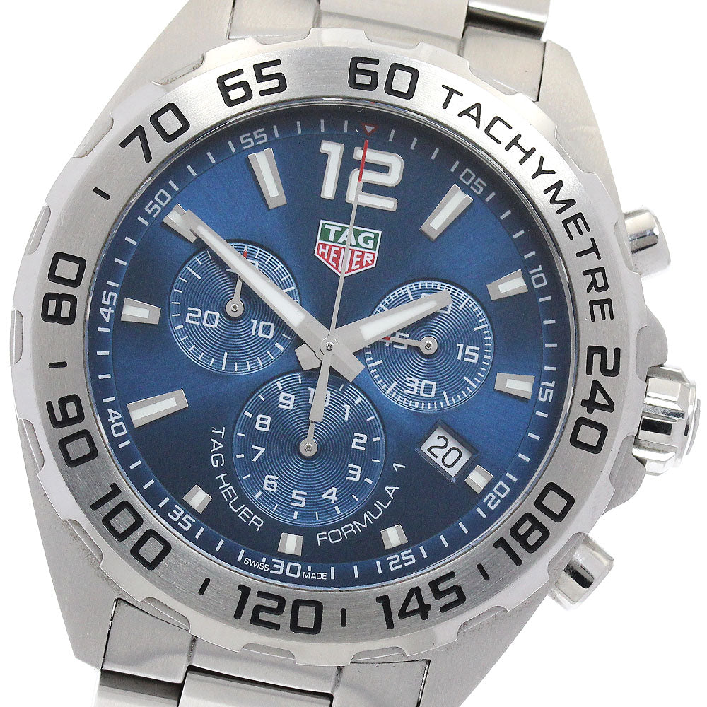 TAG HEUER Formula 1 CAZ101K Chronograph Date blue Dial Quartz Men's Watch_902025