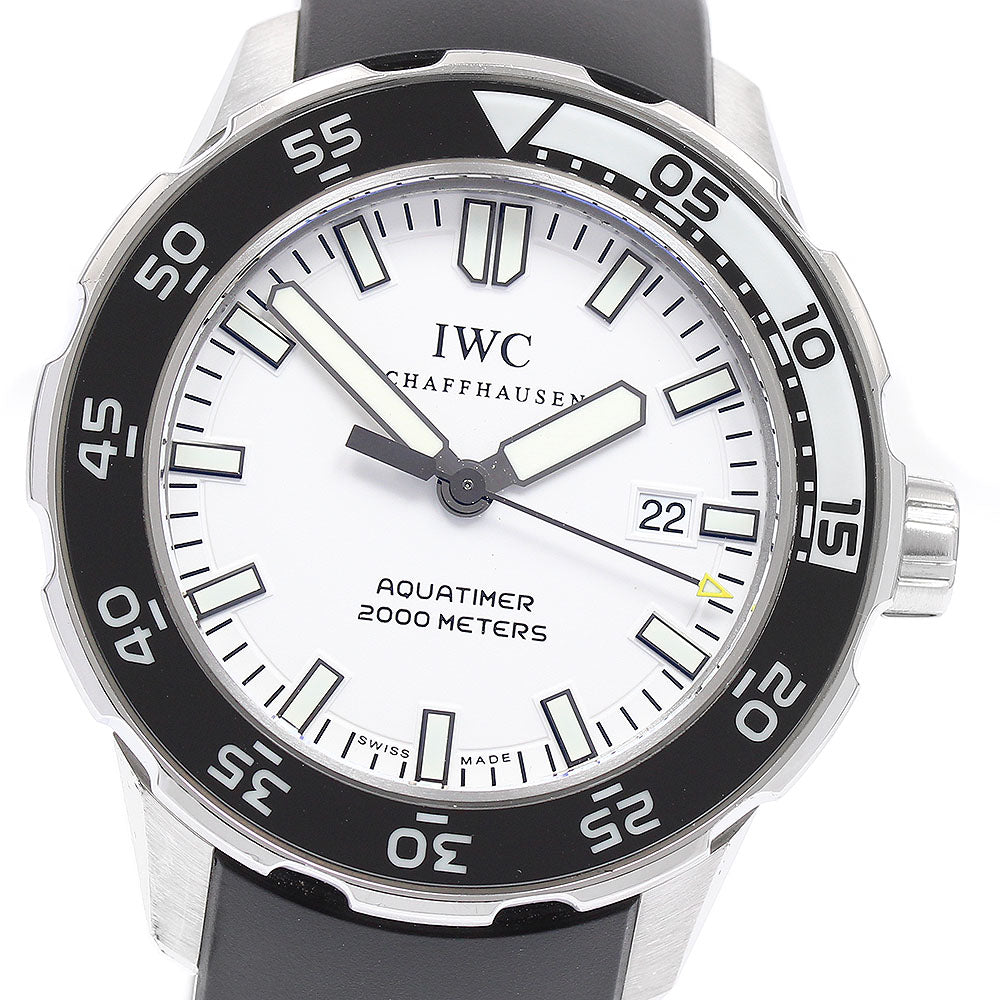 IWC SCHAFFHAUSEN Aqua timer IW356806 Date white Dial Automatic Men's_902030