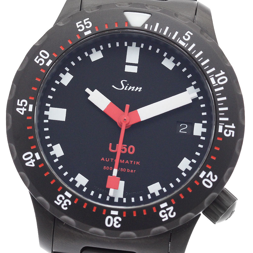 Sinn Diver&#39;s watch U50.SDR black Dial Automatic Men's Watch_902031