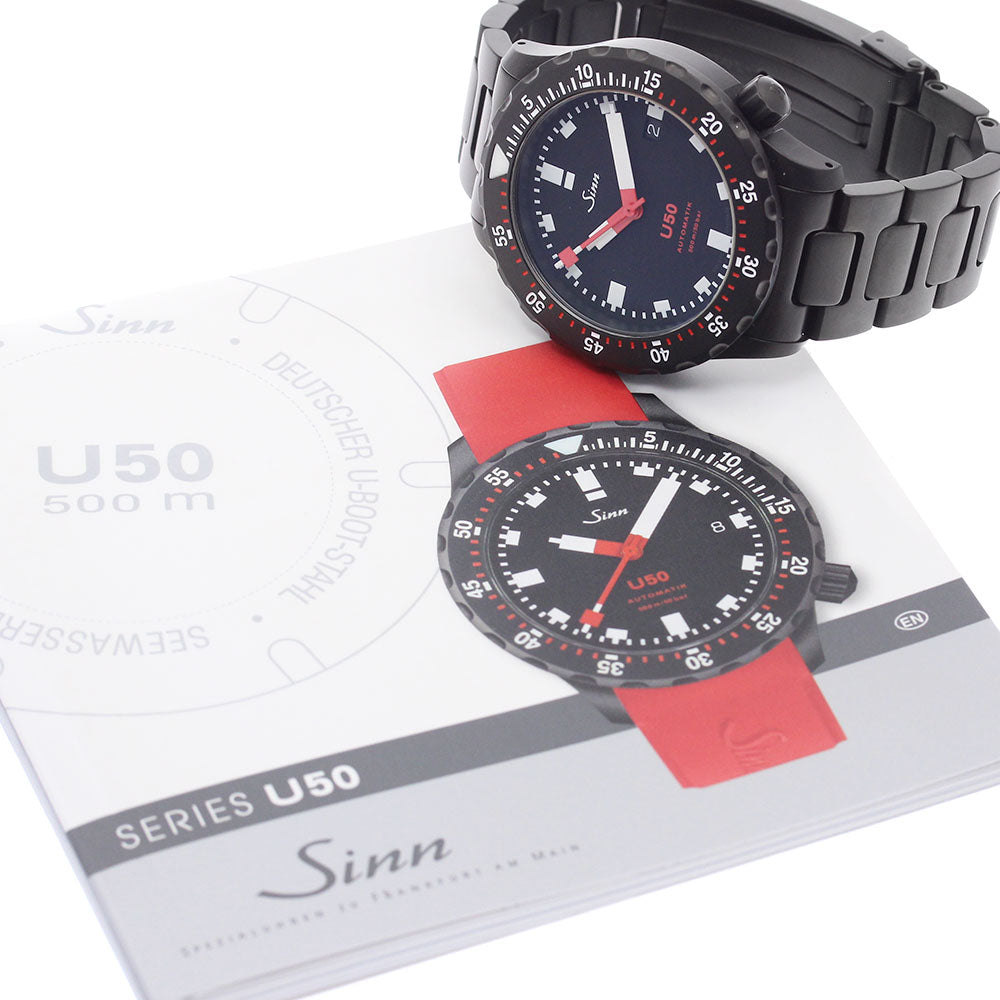 Sinn Diver&#39;s watch U50.SDR black Dial Automatic Men's Watch_902031