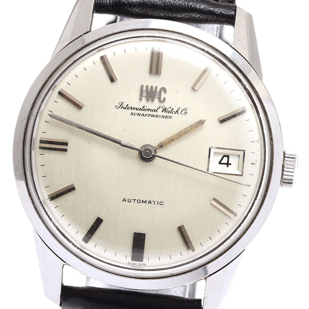 IWC SCHAFFHAUSEN R810A Date Cal.8541B Silver Dial Automatic Men's Watch_902043