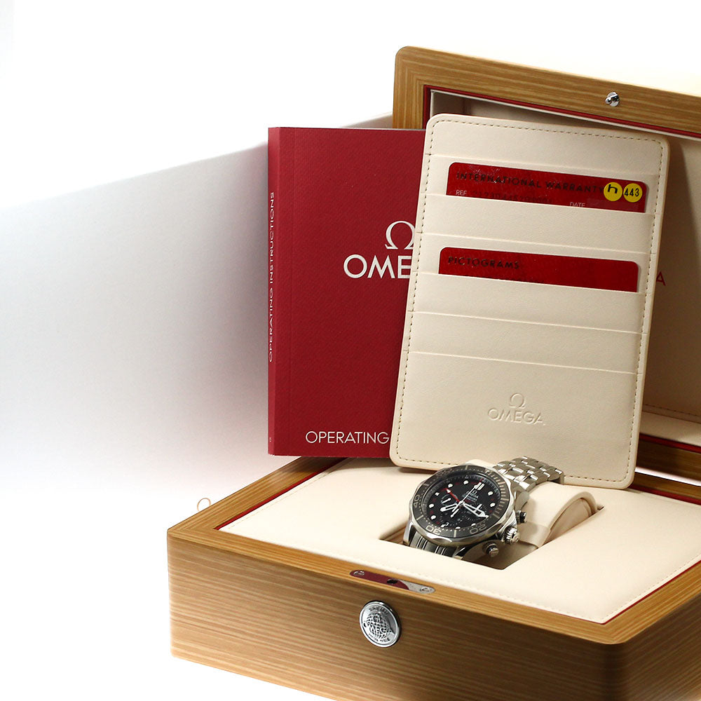 OMEGA Seamaster Diver 300M 212.30.44.52.01.001 GMT Automatic Men's Watch_902060