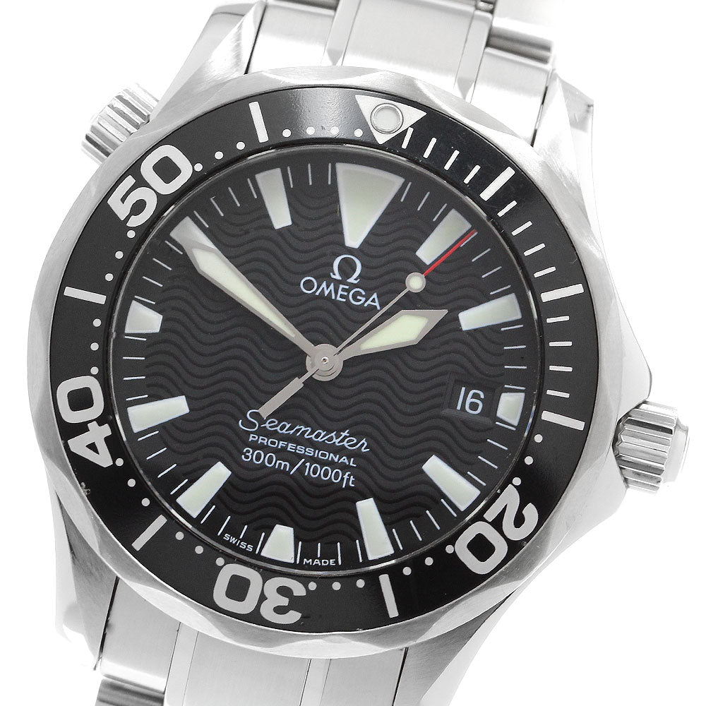 OMEGA Seamaster300 2262.50 Date black Dial Quartz Boy's Watch_902067