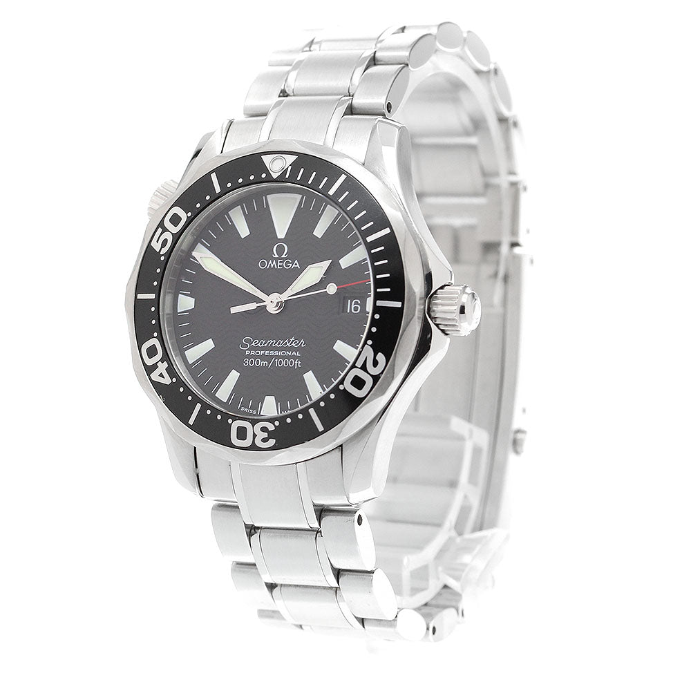 OMEGA Seamaster300 2262.50 Date black Dial Quartz Boy's Watch_902067