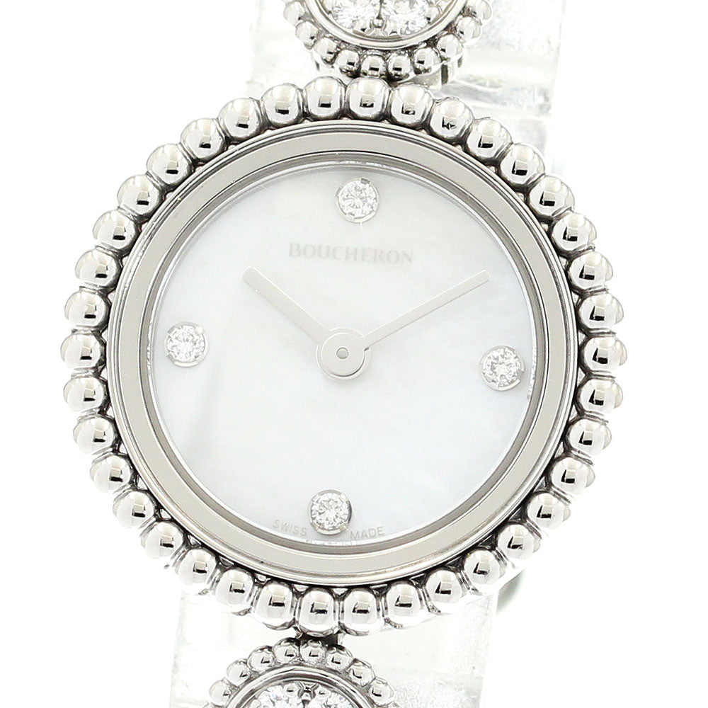Boucheron Serpent Boheme WA015701 4P diamond White shell Dial Quartz Ladies Watch_902085