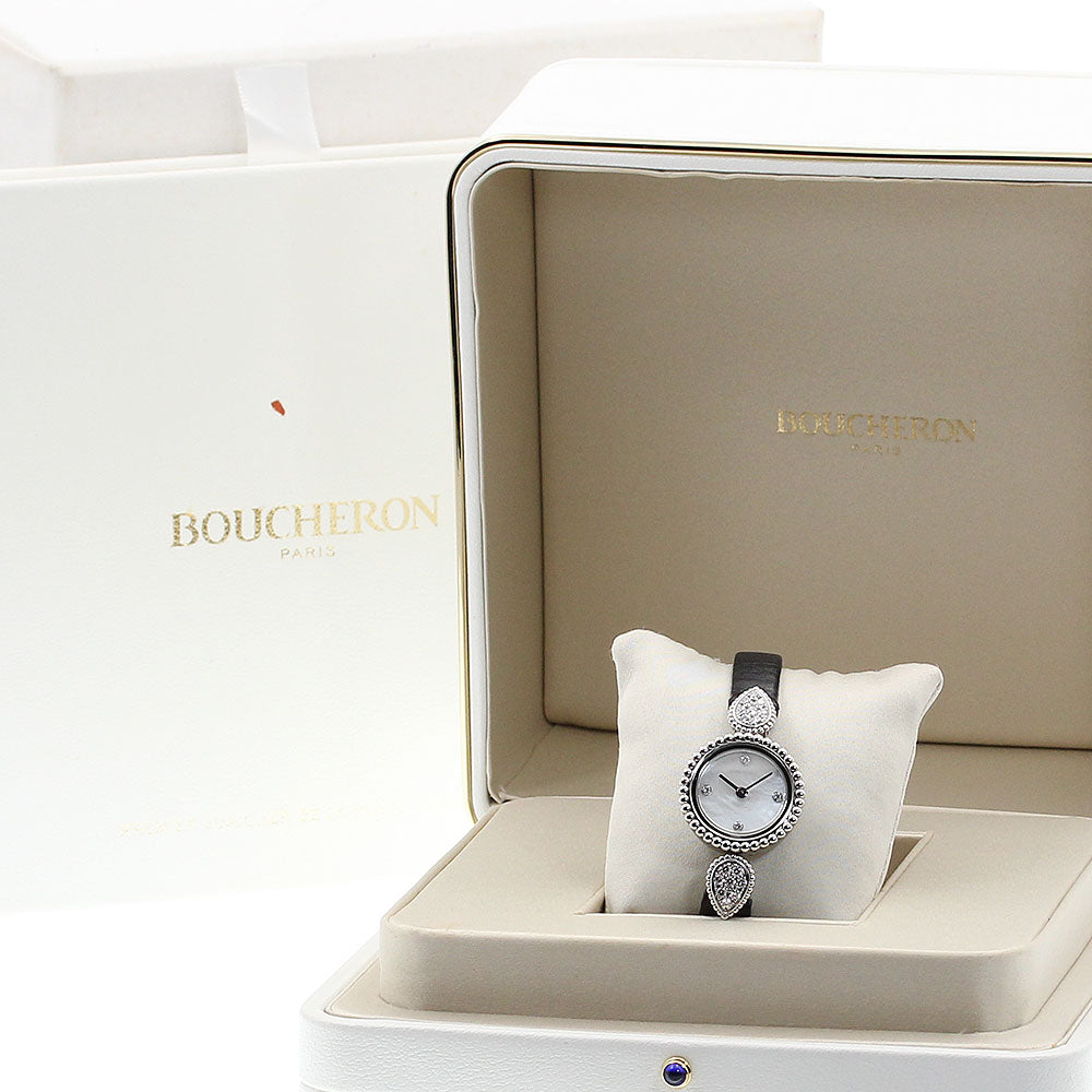 Boucheron Serpent Boheme WA015701 4P diamond White shell Dial Quartz Ladies Watch_902085