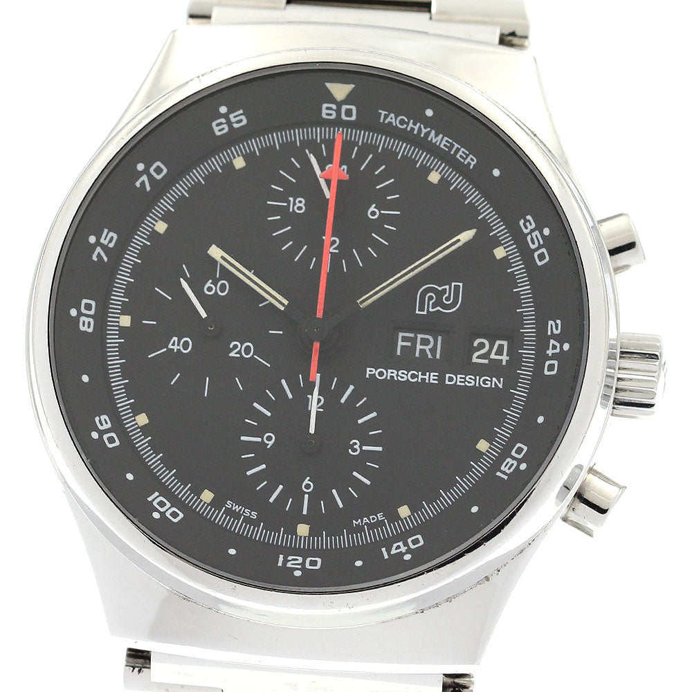 Porsche Design 7176 Chronograph day date black Dial Automatic Men's Watch_902086