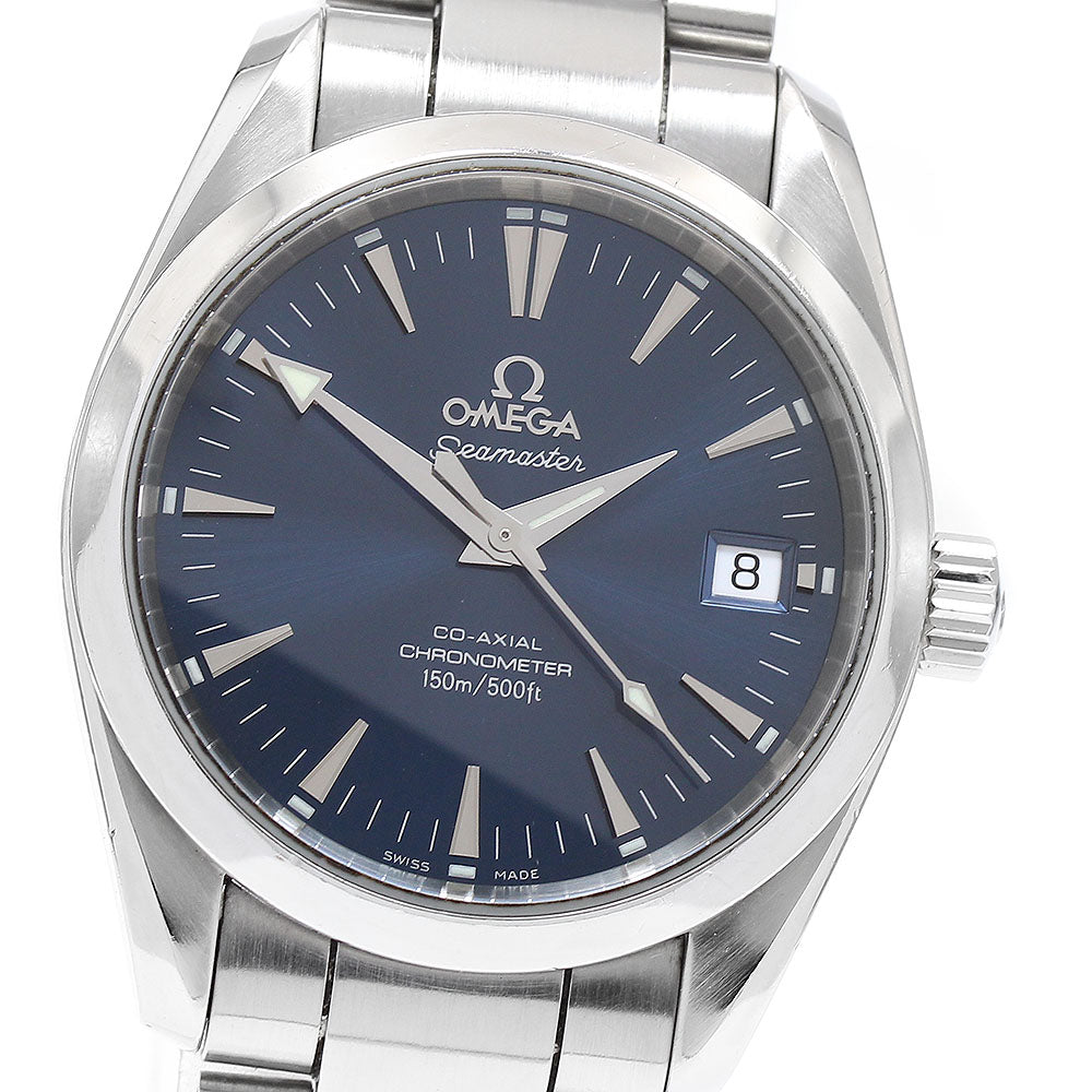 OMEGA Seamaster Aqua Terra 2504.80 Date Navy Dial Automatic Boy's Watch_902101
