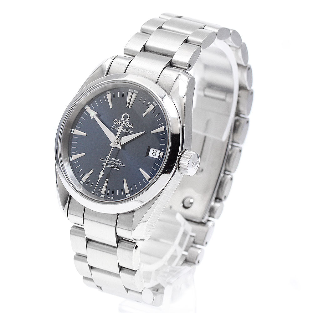 OMEGA Seamaster Aqua Terra 2504.80 Date Navy Dial Automatic Boy's Watch_902101