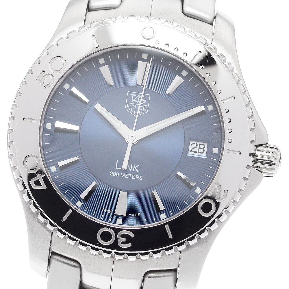 TAG HEUER Link WJ1112-0 Date Navy Dial Quartz Men's Watch_902119