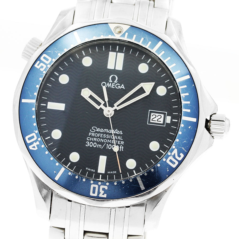 OMEGA Seamaster300 2531.80 Date Navy Dial Automatic Men's Watch_902158