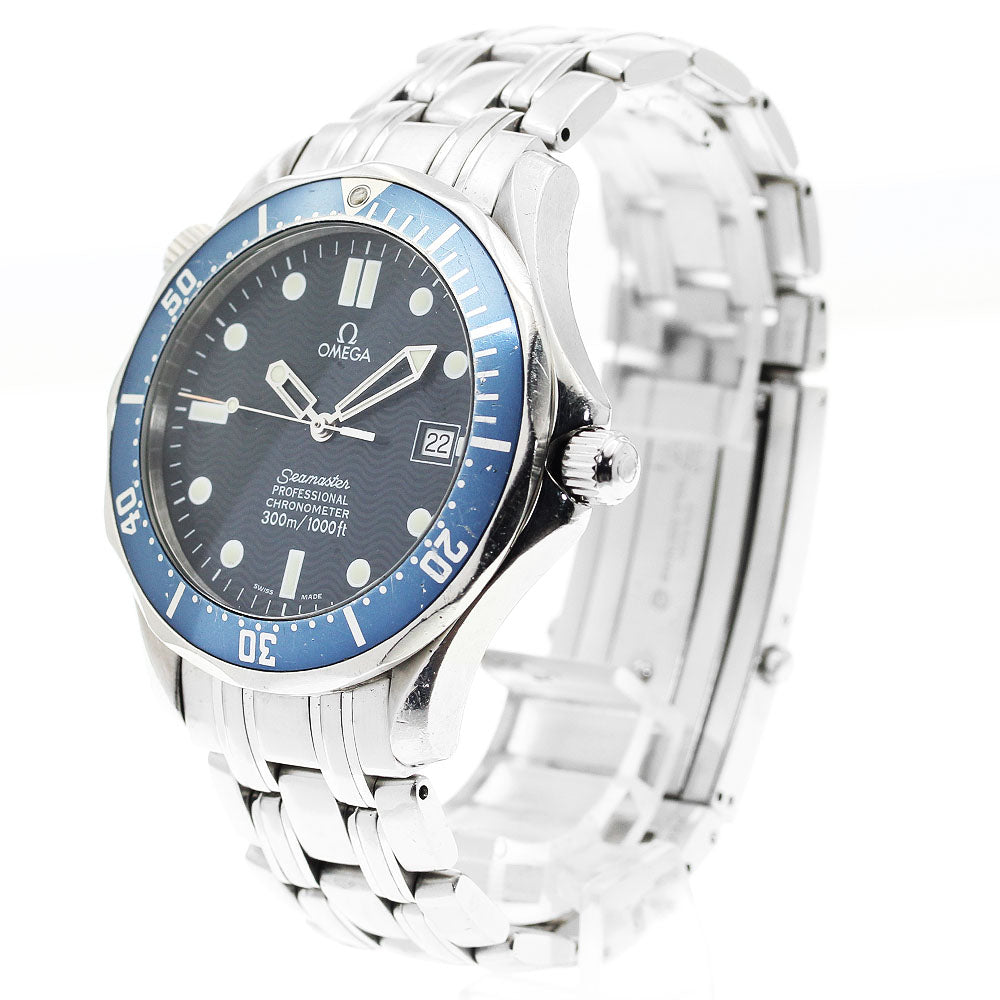 OMEGA Seamaster300 2531.80 Date Navy Dial Automatic Men's Watch_902158