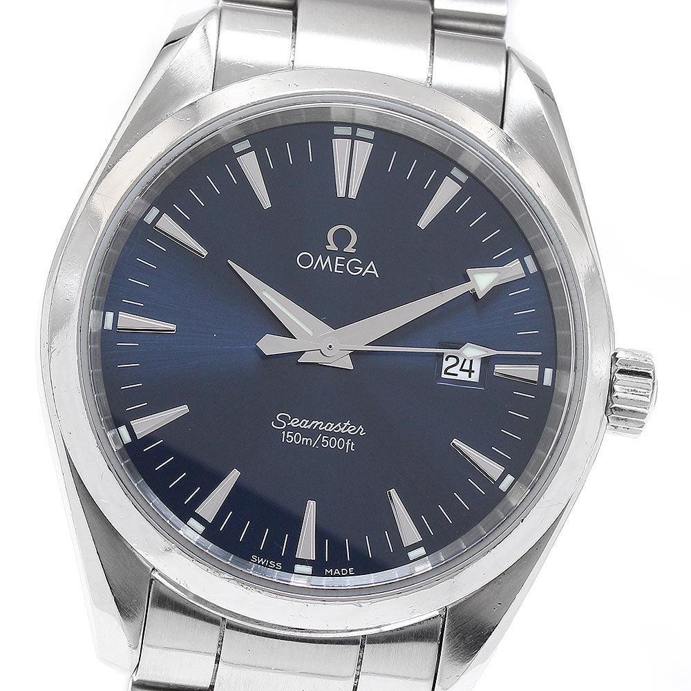 OMEGA Seamaster Aqua Terra 2517.80 Date Navy Dial Quartz Men's Watch_902162