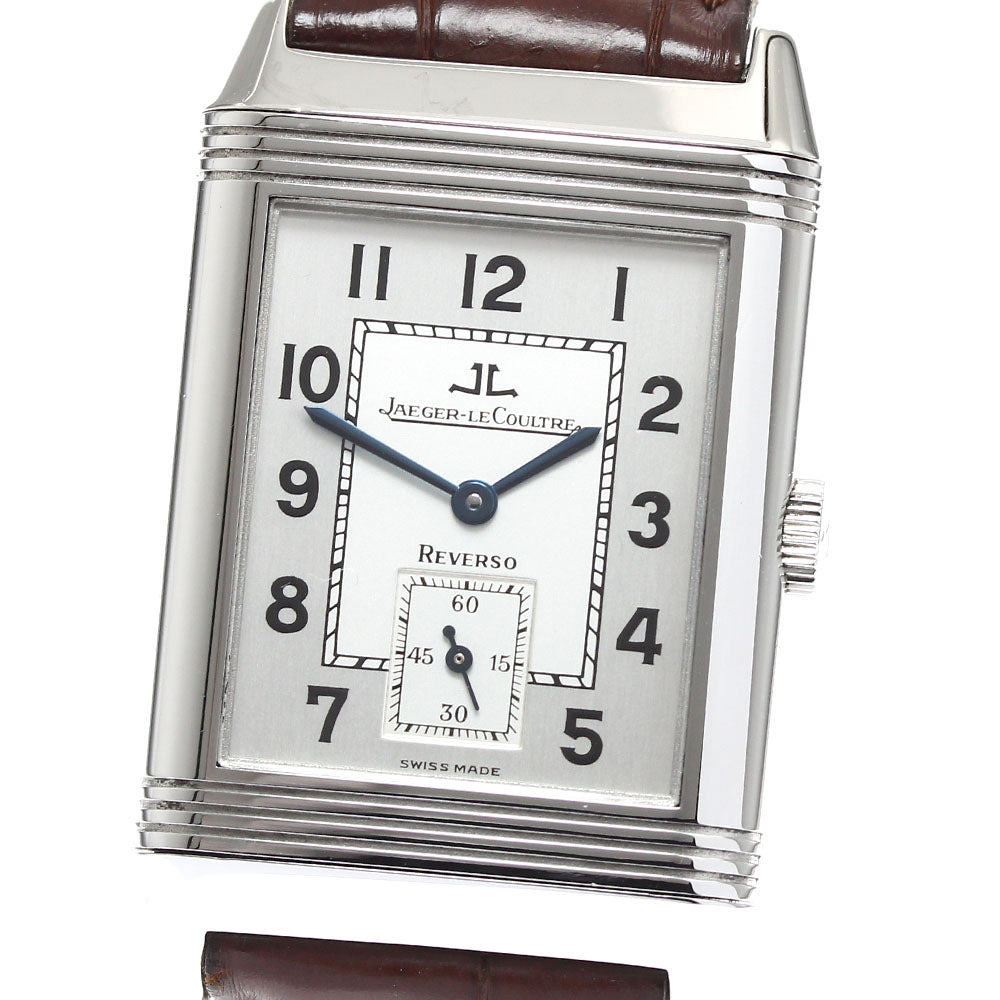 JAEGER-LECOULTRE Big Reverso 270.8.62/Q2708410 Small second with engraving on the back Silver Dial Hand Winding Men's Watch_902173