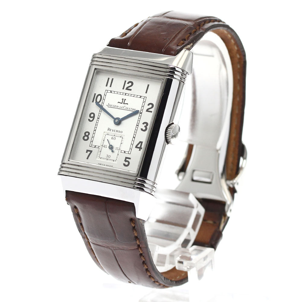 JAEGER-LECOULTRE Big Reverso 270.8.62/Q2708410 Small second with engraving on the back Silver Dial Hand Winding Men's Watch_902173