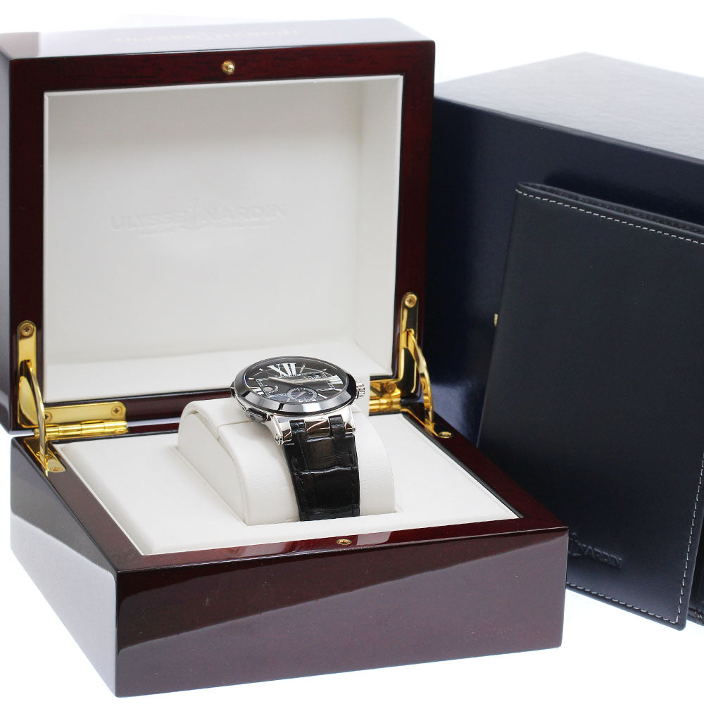 Ulysse Nardin Executive dual time 243-00 black Dial Automatic Men's Watch_902181