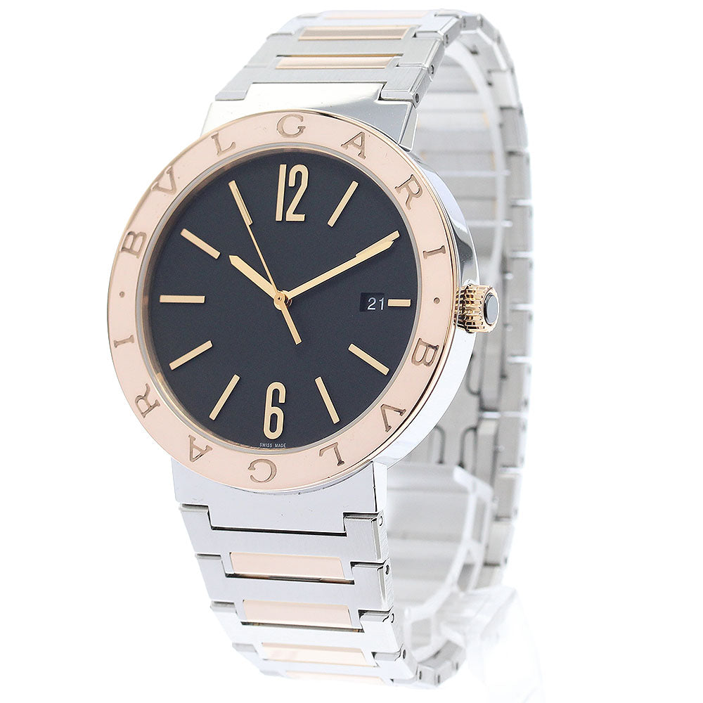 BVLGARI BVLGARIBVLGARI BBP41SG PG bezel black Dial Automatic Men's Watch_902184