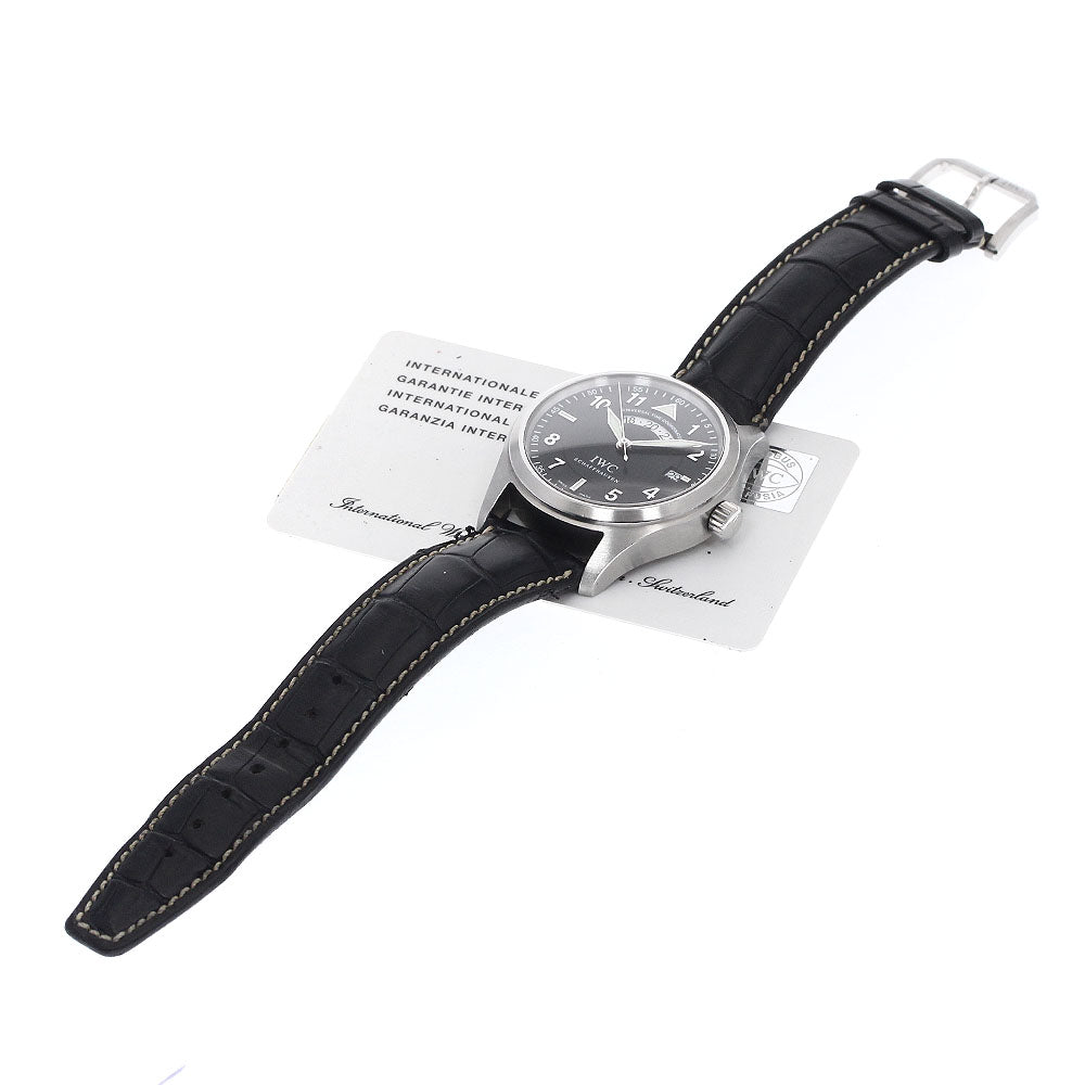 IWC SCHAFFHAUSEN Frieger UTC IW325105 Date black Dial Automatic Men's Watch_902188