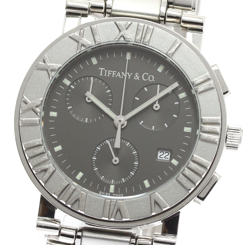 TIFFANY&Co. Atlas Chronograph Gray Dial Quartz Men's Watch_902210