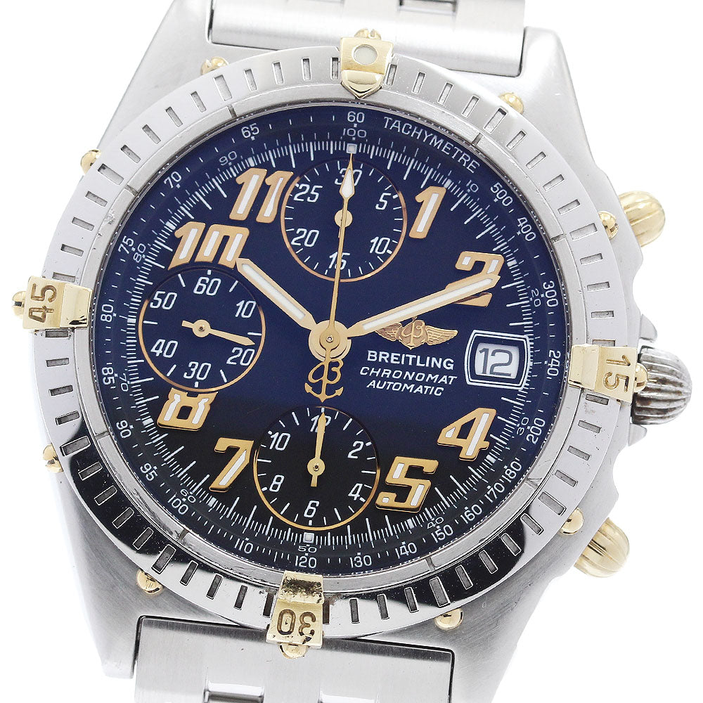 BREITLING Chronomat B13350 Chronograph black Dial Automatic Men's Watch_902213