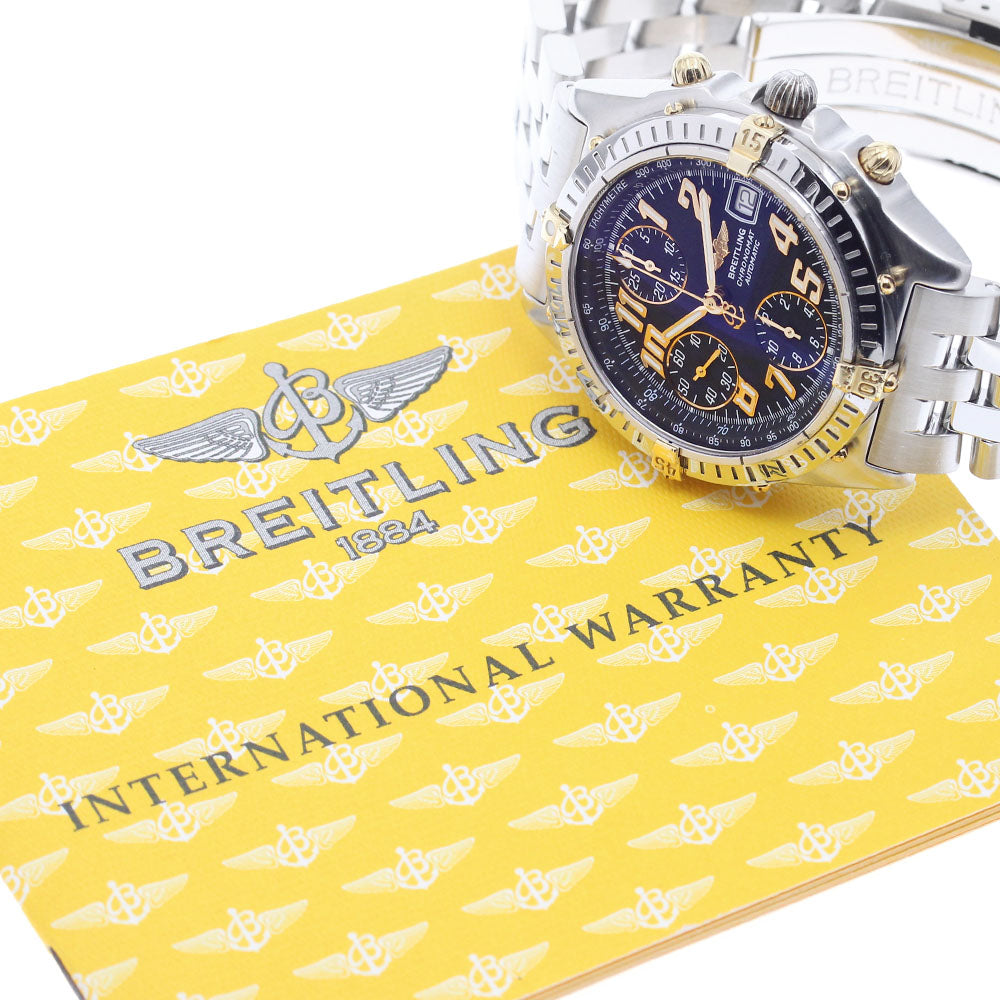 BREITLING Chronomat B13350 Chronograph black Dial Automatic Men's Watch_902213