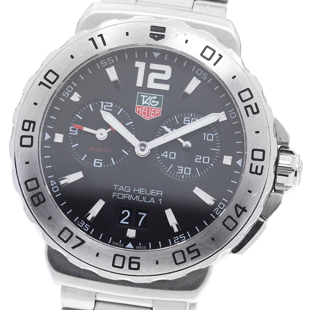 TAG HEUER Formula 1 alarm WAU111A.BA0858 Date black Dial Quartz Men's_902231