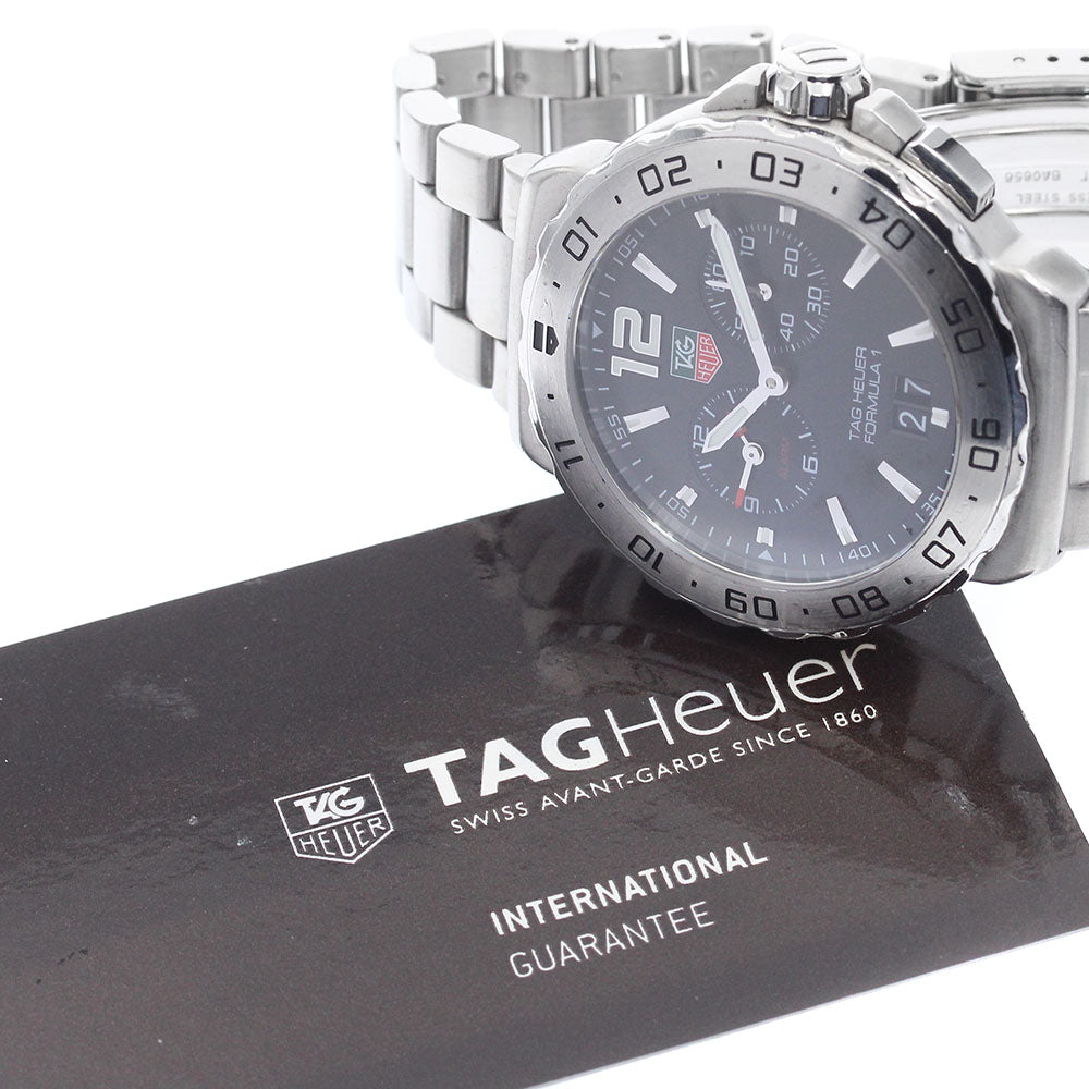 TAG HEUER Formula 1 alarm WAU111A.BA0858 Date black Dial Quartz Men's_902231
