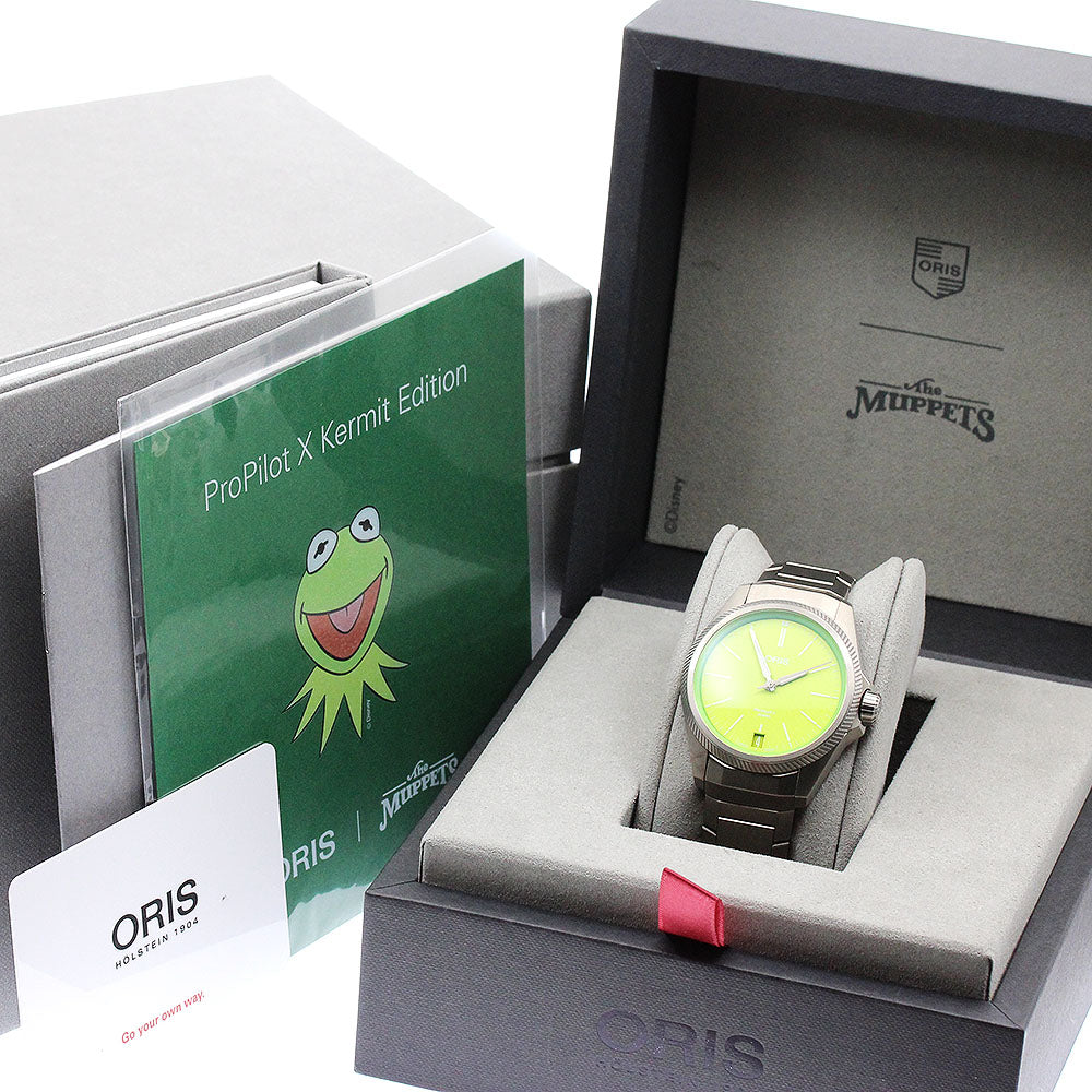 ORIS ProPilot X Kermit Edition 7778 cal.400 green Dial Automatic Men's_902242