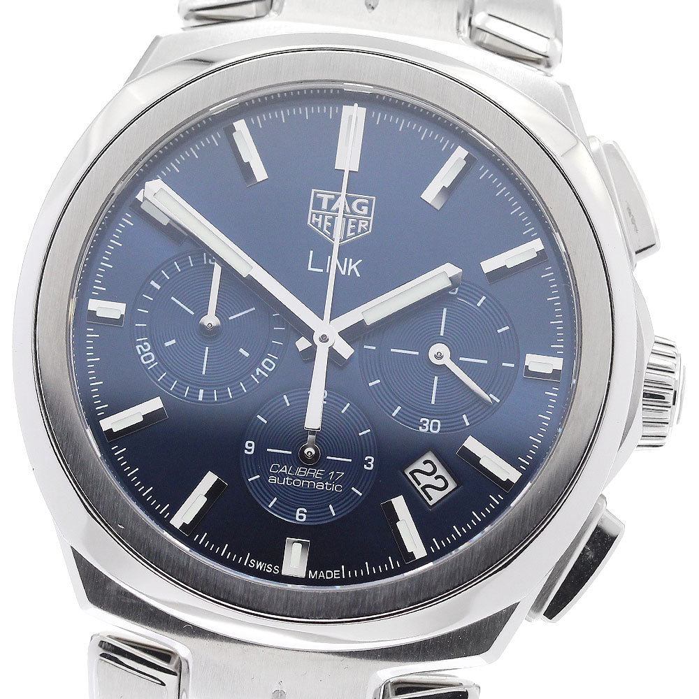 TAG HEUER Link CBC2112 Caliber 17 chronograph blue Dial Automatic Men's_902250