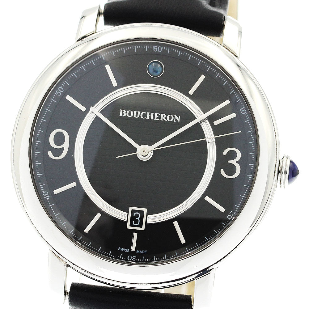 Boucheron Epure WA021204 Date black Dial Automatic Men's Watch_902261