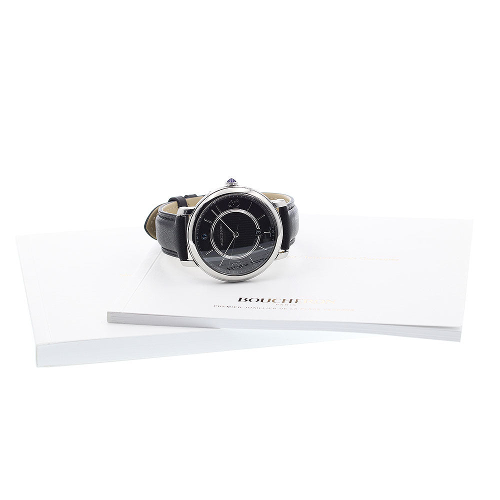 Boucheron Epure WA021204 Date black Dial Automatic Men's Watch_902261