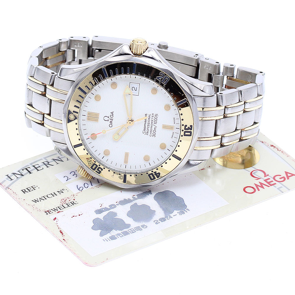 OMEGA Seamaster diver 300m 2332.20 Date white Dial Automatic Men's Watch_902267