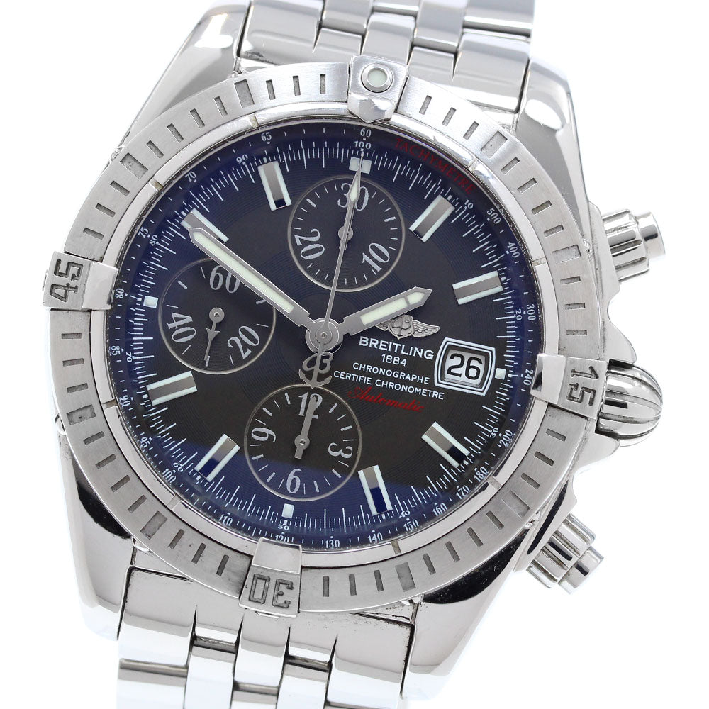 BREITLING Chronomat Evolution A13356 black Dial Automatic Men's Watch_902272
