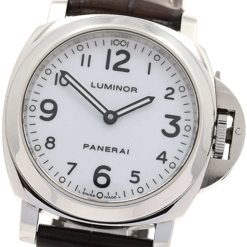 PANERAI Luminol base PAM00114 white Dial Hand Winding Men's Watch_902274