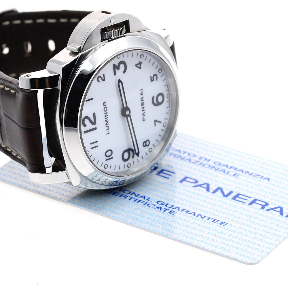 PANERAI Luminol base PAM00114 white Dial Hand Winding Men's Watch_902274