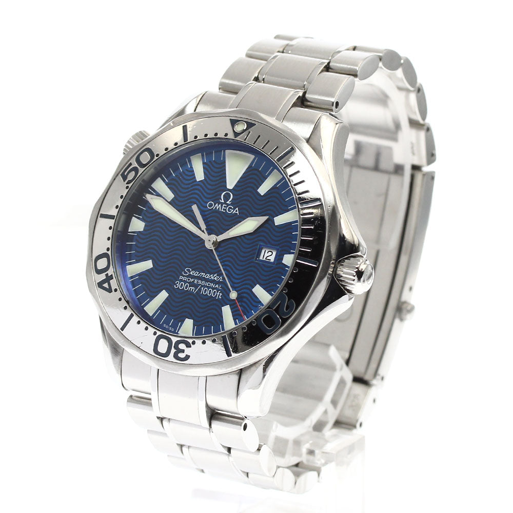 OMEGA Seamaster300 2265.80 Date blue Dial Quartz Men's Watch_902332