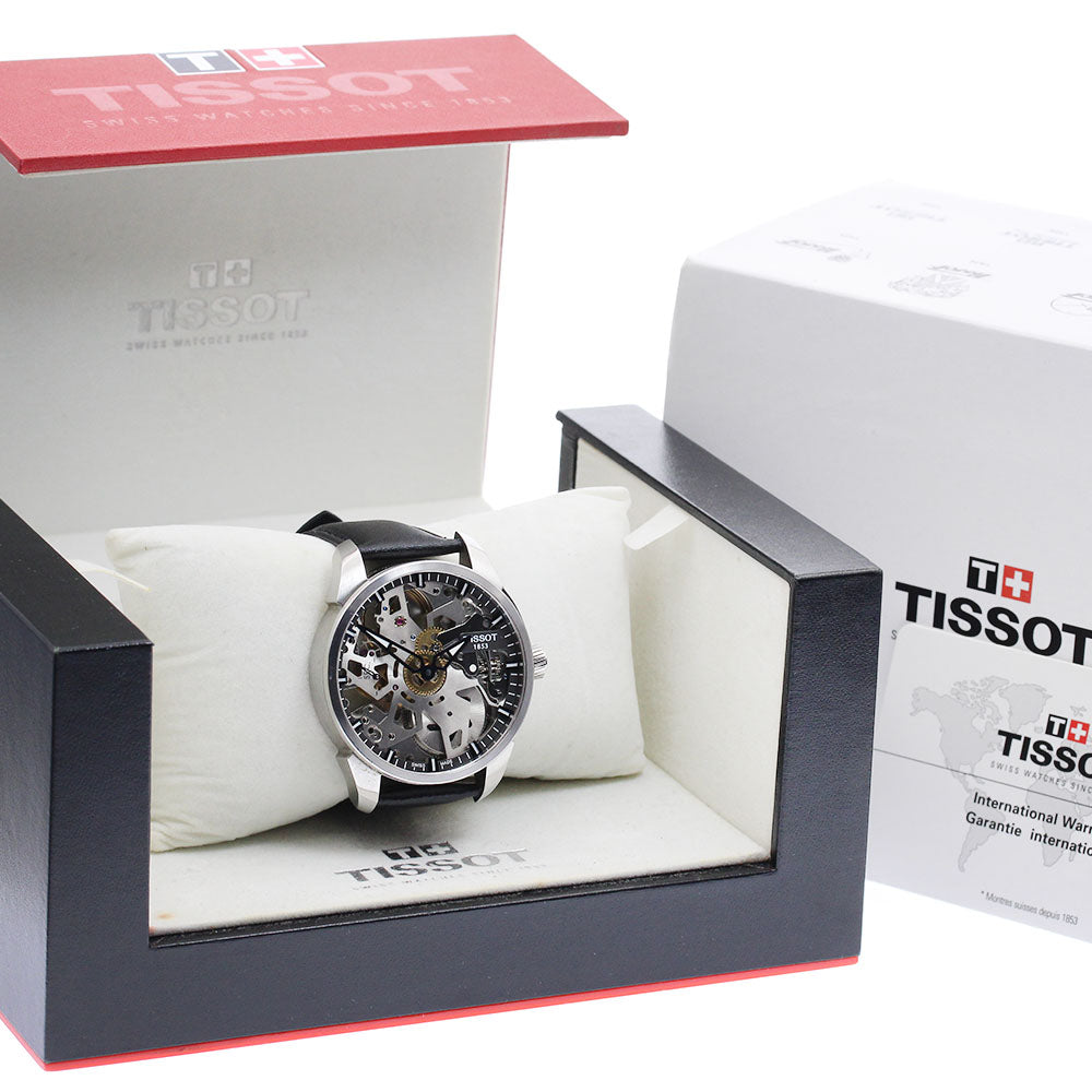 TISSOT T-Complication Skelete T07.405.16.411.00 Hand Winding Men's Watch_902347