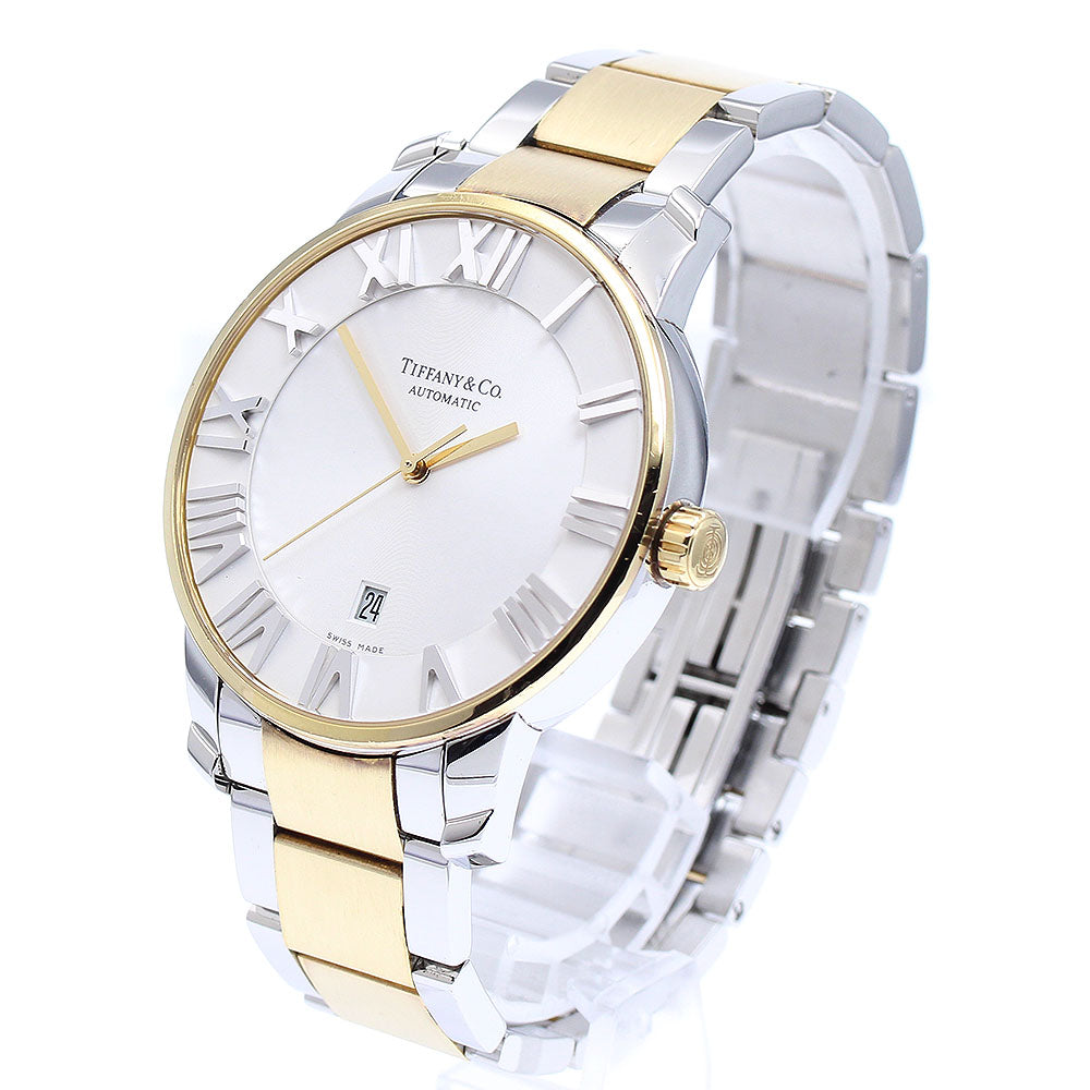 TIFFANY&Co. Atlas Dome Z1810.68.13A21A00A YG2 tone date AT Men's Watch_902369